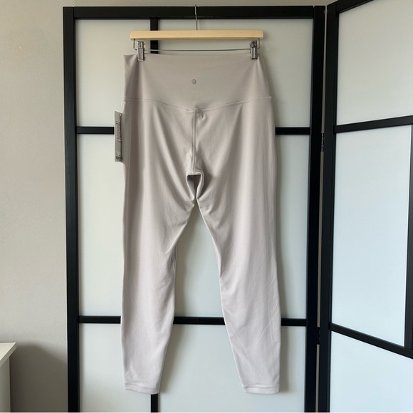 [14] NWT Lululemon Athletica Align High Rise Pant 28” Nulu Legging Chrome 2020 - Picture 7 of 16